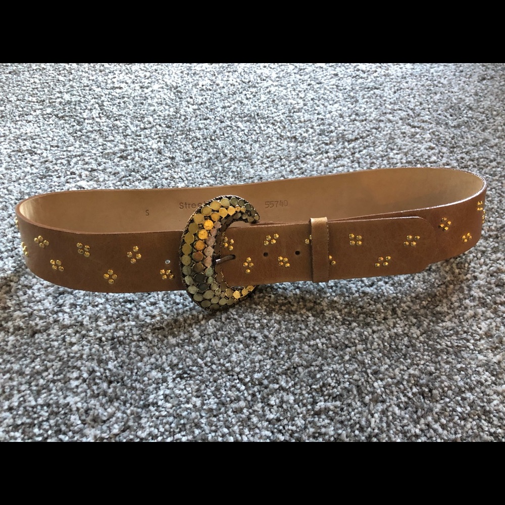 Street ahead leather belt